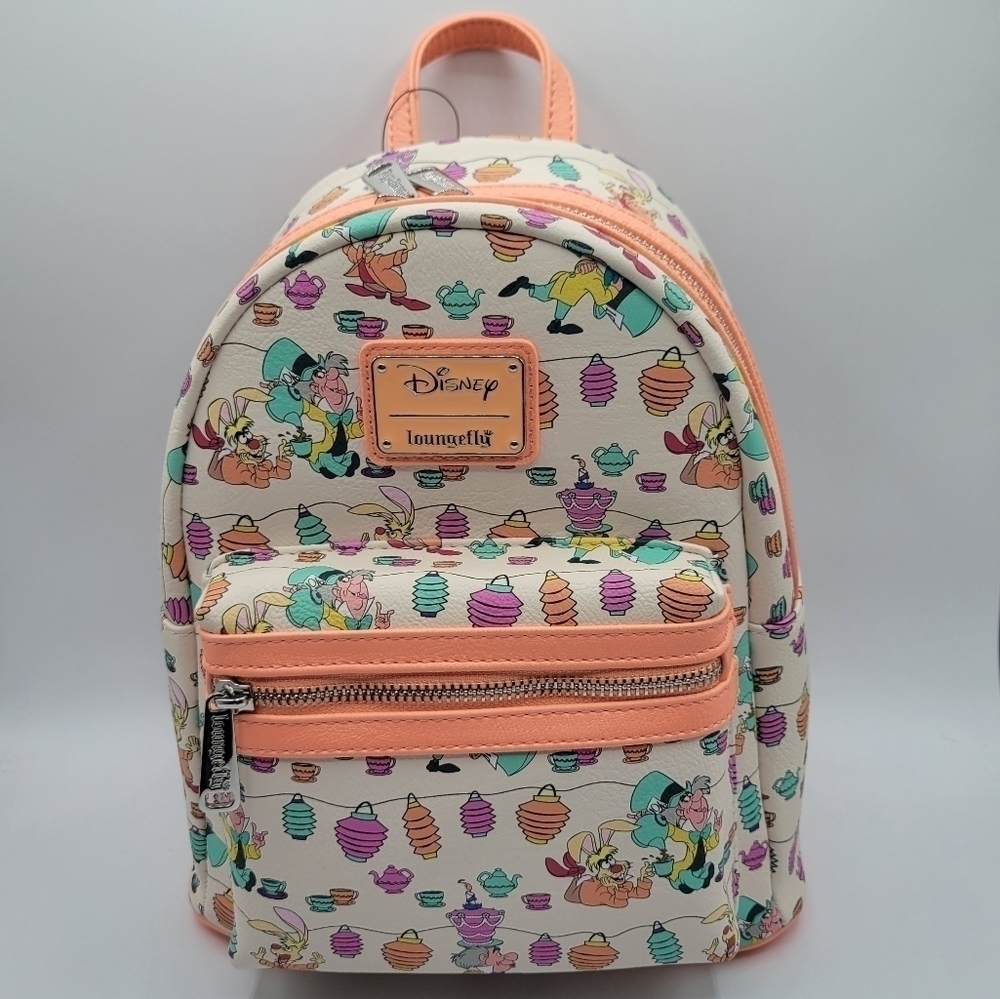 Loungefly Alice In Wonderland tea party Disney backpack